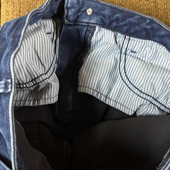 Talbots Curvy Dark Wash Denim Jegging Size 6 - Picture 7 of 10